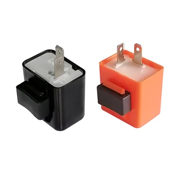 12V 2Pin LED Flasher Frequency Relay Motorcycle Turn Signal Indicator For Motorbike Multiple Защита Safe Motorcycle Flasher