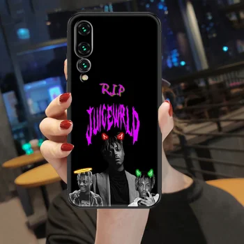 Juice wrld rapper калъф за телефон Huawei P Капитан P10 P20 P30 P40 10 20 Smart Z Pro Lite 2019 black живопис cover trend водоустойчив