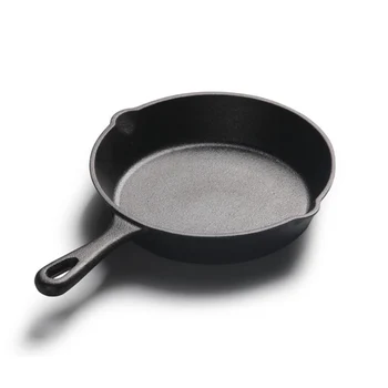 Чугунен антипригарная Тиган 14-20 см Тиган за Газ на индукционна печка Яйце на Палачинка Гърне Кухня с Трапезария и кухненска Посуда