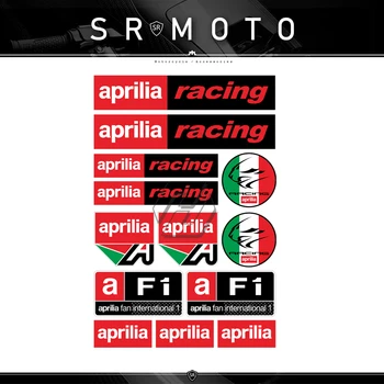 Мотоциклет Набор от Етикети Обтекател Каска Етикети Калъф за Aprilia Racing RSV RS Tuono SR50