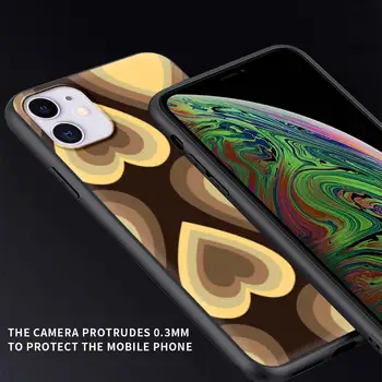 Indie Сърце Soft Case for iPhone 11 12 Pro Max 7 Plus 8+ X XR XS SE 2020 Funda iPhone 11 6 6S на Корпуса Smart Phone Cover Shell Bag
