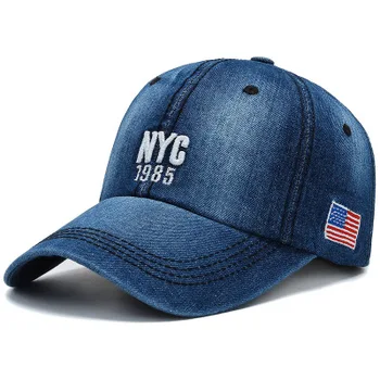 Новата Шапка на Ню Йорк Писмо Каубой Бродерия бейзболна шапка Спорт на Открито Дамски шапка бейзболна шапка за мъже