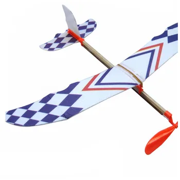 2020 New направи си САМ Ръчно изработени Еластични Rubber Band Захранва САМ Foam Plane Model Kit въздухоплавателни средства Educational Toy
