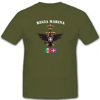 Regia Marina Италия Военно-морска емблема на Орел Значка Емблема на Тениска. Годишно в памучна Мъжка Тениска С Къс Ръкав и Кръгло Деколте New S-3XL