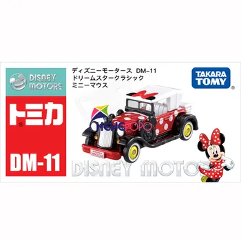 Tomica Alloy Car Model Cartoon Dream Star Classic Minnie DM-11 115656 Миниатюрни Метални Формовани Модел Kit Детски Играчки Collectibles