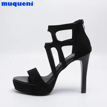 2021Hollow out Sandal for woman Fashion Платформа Sexy party Sandals woman shoes summer Fish Mouth Zipper Sandal chaussures