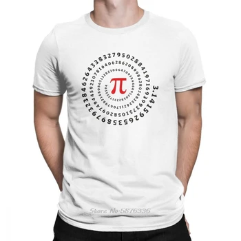 Мъжки t-shirt Pi Pie Science Математика Математика Смешни С Къс Ръкав Онази Nerd на Тениски, О-Образно Деколте, Потник Памук Идея за Подарък Тениска