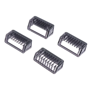 4 Pack 1 2 3 5mm Salon Barber Hair Removal for Norelco OneBlade Comb Cutting, QP210/50 220 2523 2520 2527 6520