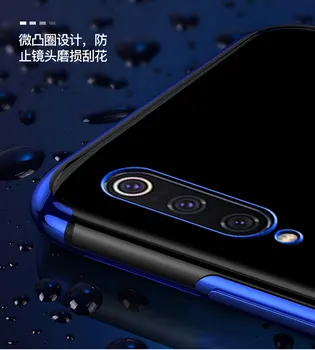 За Xiaomi Mi 9 Case Мек силикон Фино покритие прозрачна Защитна делото калъф за xiaomi mi 9 Se 9Se xiaomi 9 phone shell