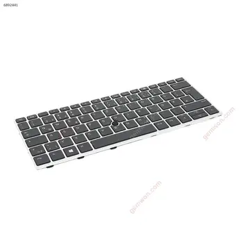 Немски QWERTZ Нова Подмяна на Клавиатура за HP EliteBook 830 G5 730 G5 735 G5 836 G5 Лаптоп с Подсветка Сребърна Рамка с Показалеца