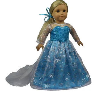 АМЕРИКАНСКАТА ПРИНЦЕСА кукла рокля за момиче Кукла 18