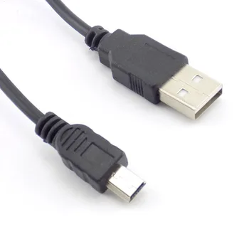 Mini USB 2.0 A Male to Mini 5 Pin male B Connector Синхронизация на Данни Кабел за зареждане Захранващ Адаптер удължител за кабел за зареждане Кабел Линейни проводници