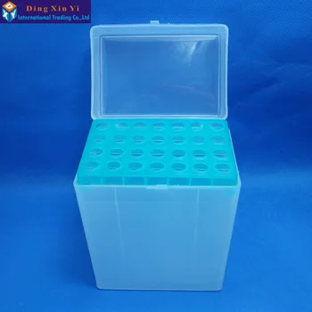 Нов прием на пластмасова кутия за пипети 28vents 5000ul 5 мл кутия с накрайници за пипети