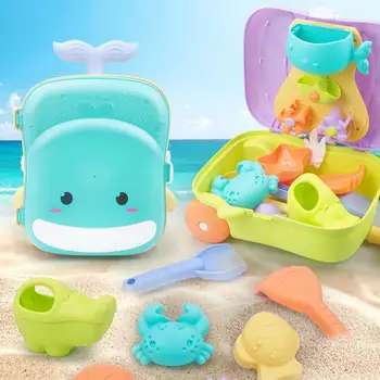 50%HOTSand Toys Creative Safe Eco-friendly Summer Sandbox Toys Set Trolley Case for Beach