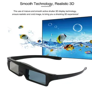 3D Безжични Очила Акумулаторни 3D Активни Очила на Затвора Очила За DLP-LINK 3D Проектори LCD Затвор ТЕЛЕВИЗИЯ Универсални Очила