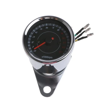 Universal LED Motorcycle Tachometer DC 12V Meter 13K RPM for honda Suzuki N0HF