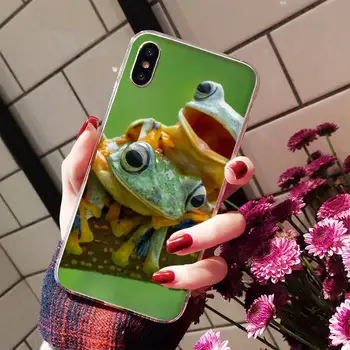 RuiCaiCa frog Калъф за телефон iPhone 8 7 6 6S Plus X 5S SE 2020 XR 11 12 mini pro XS MAX