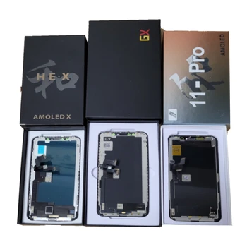 GX ZY HE OLED INCELL Screen за iPhone X XS Max XR 11 LCD екран, Цифров LCD Сензорен Екран За iPhone 11 Pro Max screen