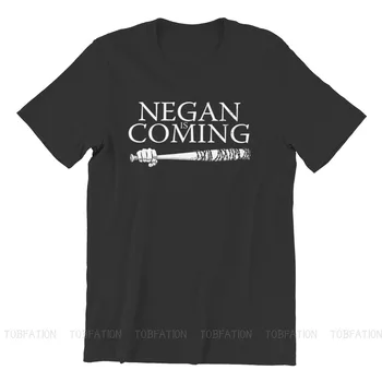 The Walking Dead Rick Grimes Crewneck TShirts Negan is Coming Отличителна мъжка тениска Смешно Върховете 6XL
