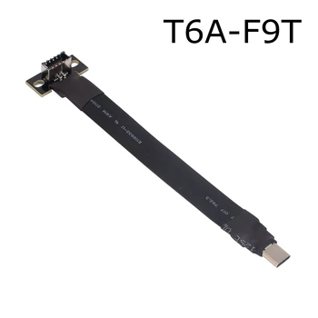 ADT-Link Вътрешен USB 3.1 20PIN Type-E to Type-C Плосък Удлинительный Кабел с група PCI Преграда за Дънната Платка на шасито A4 ITX ATX