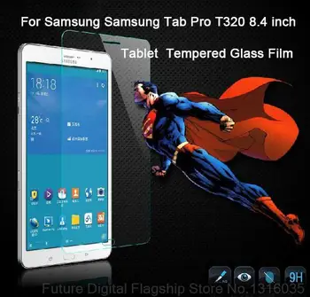 2 елемента Високо качество Закалено Стъкло Анти-Смачка Екран Протектор За Samsung Galaxy Tab Pro 8.4 T320 T321 T325 Защитно Фолио