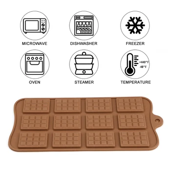 3D Силикон С Формата на Шоколадови Бонбони Незалепваща Форма DIY Кухня Торта Форма За Печене Инструмент Пудинг, Желе Бонбони Форма За Печене Инструменти