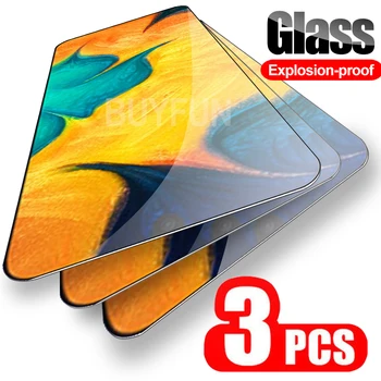 3ШТ Защитно Стъкло За Samsung Galaxy A30 A30S Screen Protector A 30 S 30S HD Clear Full Cover Film Tempered Glas 9H Not Case