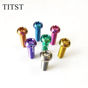 TITST ISO 7380 torx button head титанови болтове M6*15/20/25/30/35/40 мм ( един лот = 2 елемента )