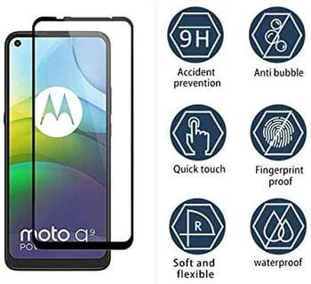 2 в 1 За Motorola Moto G9 Play G8 Play Power Camera Lens + Закалено Стъкло устойчив на удари Протектор на Екрана, За да G8 Power Lite Guard