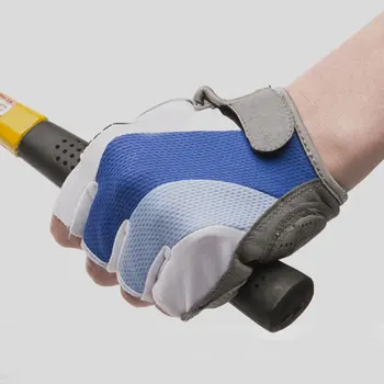 Устойчив на удари Силикон Мат Велосипедни Ръкавици Halfs Finger Спортни Ръкавици Мъже, Жени Годишен Наем Фитнес Велосипедни Ръкавици YS-BUY