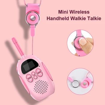 2 бр. Уоки Токи Kids Уоки-talkies 22 Канал 2 Way Wireless Radio Играчки с подсветка LCD фенерче за Деца