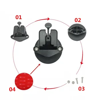 Ръчен микрофон кука подходяща за Yaesu 1907R / 100DR / 7900R / 7800R / 400DR FM car platformSimple и лесен за използване