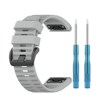 Силиконов каишка за часовник Garmin Instinct Fenix 6 5 5Plus Каишка 935 945 S60 Smart Watch Гривна Quick Release Wristband correa
