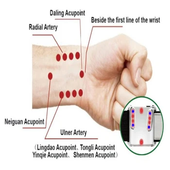 Високо кръвно налягане НИЛО Лазерна Терапия Устройство Син/Червен Полупроводниково Лазерно лечение на Ръчен Часовник се Подобри потока на Високи Нива на захар в кръвта