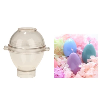 Яйце във Формата На Пластмасови Свещи, Които Формират Свещи Форми направи си САМ Ръчно изработени