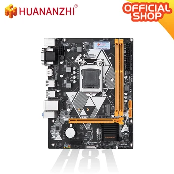 Дънна платка HUANANZHI H81 M-ATX Intel LGA 1150 i3 i5 i7 E3 DDR3 1333/1600 Mhz 16 GB M. 2 SATA3 USB3.0 VGA DVI HDMI-Съвместими