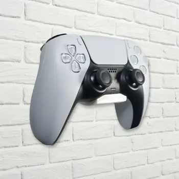 Титуляр Игрален Контролер Стенни Поставка За Слушалки Закачалка Компактен Притежателя на Геймпада Монтиране на стена За PS5 DualSense Gamepad