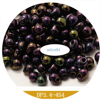 Japan Miyuki Glass Beads Special Shapes Рп3.4mm Drop Beads 11-Color Pearly Блясък Металик 13g Beads for Jewelry Making