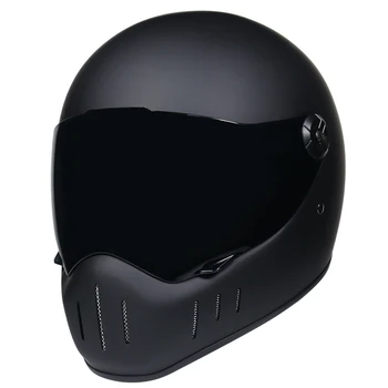 томпсън ретро мотоциклет шлем за шлем Хали малък мотоциклет шлем