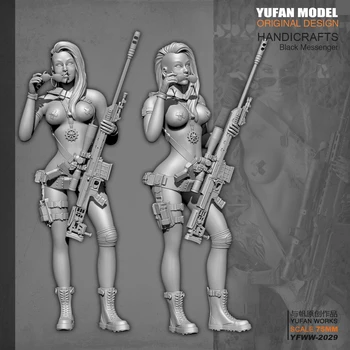 YUFAN Модел 1/24 смола комплекти Секси жена направи си САМ играчка фигура самосглобяването (75 мм) YFWW-2029