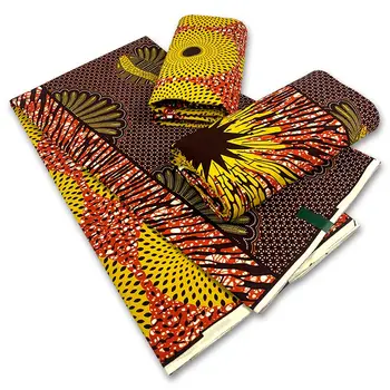 2021 Високо Качество на Анкара Плат Африканска Истинска Восъчен Печат Памук Tissus wax Africain за облекло материал 6 ярда