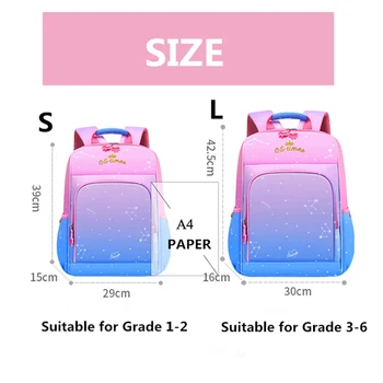 2021 Детски ортопедични училищни чанти За момичета, Момчета, Детски раници принцеса ученически чанти раница за начално училище и Детска портретно чанта