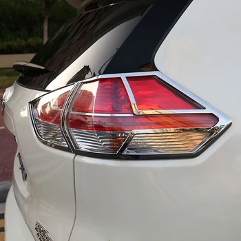 За Nissan X-trail xtrail T32/Rogue 2016 моделът Задна задна светлина рамка лампи нож хромирани ABS капак завърши 4шт