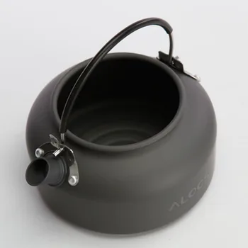 ALOCS CW-K02 Ultra Lightweight Cookware Outdoor Camping Kettle 0.8 L Tea Coffee Pot for Camping Fishing