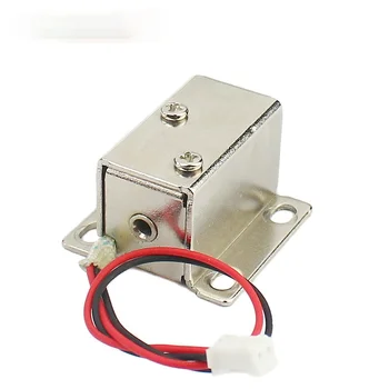 Малък електромагнитен заключване DC6V 12V mini electric болт за заключване на Издаване Assembly Електромагнитен Контрол на Достъпа Електрическа брава