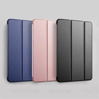Funda Apple iPad 10.2 2019 2020 7th 8th Generation A2197 A2198 Tablet Case Stand Flip Smart Cover Slim на Корпуса + Закалено стъкло