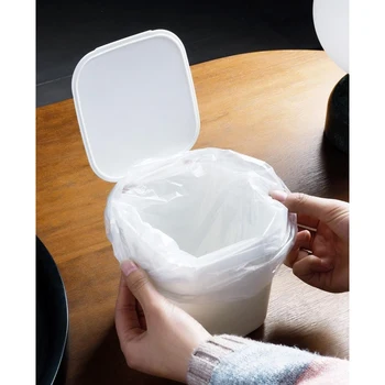 Кофата за боклук кофи за рециклиране пластмаса отброса 4L се среща рядко с капак за офиса кухни