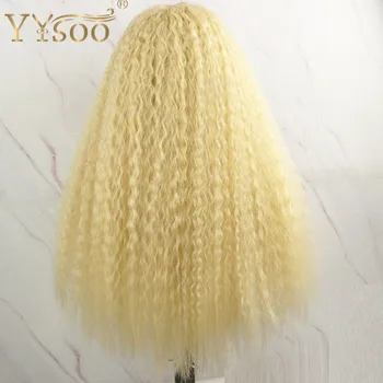 YYsoo Long 613 Color Забавно Извратени Straight Futura Синтетичен Т Част Перука Бесклеевой Огнеупорни Яки Права Перука за черни жени