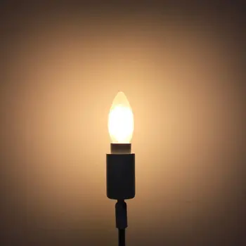 4W 6W Ретро Led Свещ Лампа с нажежаема Жичка C35 Matte Крушка E12 E14 Dimmable Edison Screw Light Лампата Полилей 2700k Топло Бяло