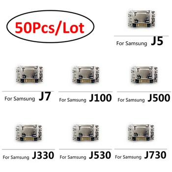 50 Бр./Лот, Зарядно Устройство Micro USB кабел за зареждане Порт за Докинг Конектор Конектор За Samsung J7 J5 J330 J530 J730 J1 J100 J500